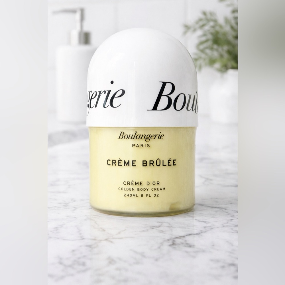 Boulangerie Paris Creme Brulee Golden Body Cream 8oz NIB Sealed
